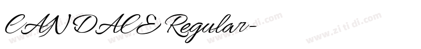 CANDACE Regular字体转换